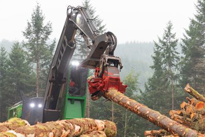 C&C Logging runs a new Waratah HTH623C LP head 